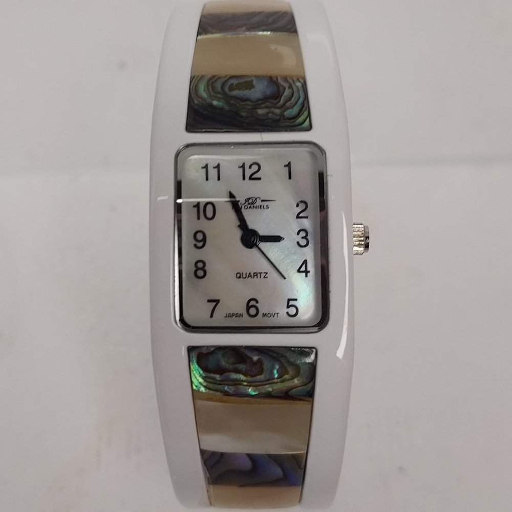 Ian Daniels Mother of Pearl clamp watch